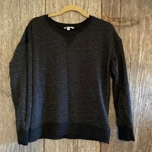 AEO sparkles black Sweatshirt crewneck